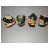 Four Royal Doulton Small Mugs