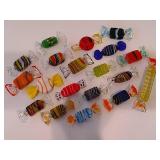 Lot of Hand Blown Murano Glass Candy