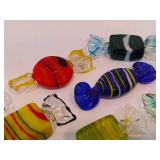 Lot of Hand Blown Murano Glass Candy