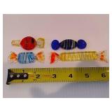 Lot of Hand Blown Murano Glass Candy