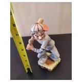 Lot of Baseball Themed Books and Figurine