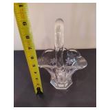 Two Vintage Glass/Crystal Baskets