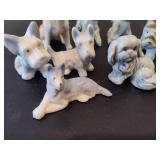 Lot of Small Ceramic Dogs