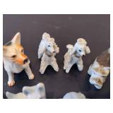 Lot of Small Ceramic Dogs