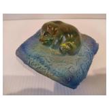 Luiligongfang Limited Edition Crystal Glass Art - "The Promise of Dreams" Pig Figurine