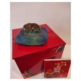 Luiligongfang Limited Edition Crystal Glass Art - "The Promise of Dreams" Pig Figurine