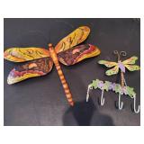 Vintage Dragonfly Metal Decor