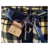 Tommy Bahama B/W Sherpa Blanket