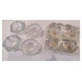 Lot of Tea Light Glass/Crystal Candle Holders