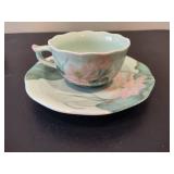 Tea Cups and Saucers - Pink Lotus Design