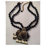 HEIDI DAUS "Majestic Elephant" Jeweled/Beaded Necklace