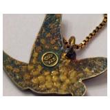 Pia Silver Chain w/Dove Pendant