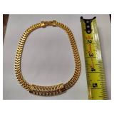 Swarovski Crystal Bezel Necklace