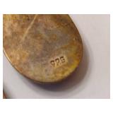 Three Pairs Silver/Black Earrings