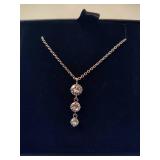 Nine West Rhinestone Necklace & Bracelet