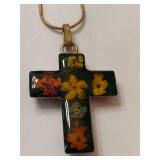 Micro Art Cross Pendant