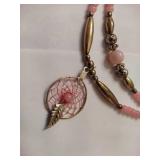 Dreamcatcher & Feather Necklace/Earring Sets