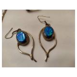 Blue Opal Starfish Pendant, Earrings & Ring