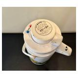 MCM Floral Serving Trays and Vintage Metro Thermal Pump Pot