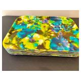 MCM Floral Serving Trays and Vintage Metro Thermal Pump Pot