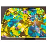 MCM Floral Serving Trays and Vintage Metro Thermal Pump Pot