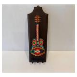 Beaded Guitar Keyholder