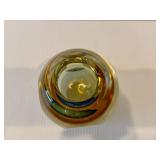 Vintage Murano Sommerso Green Art Glass Candleholder & more.