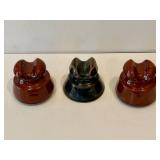 Three Vintage Porcelain Insulators