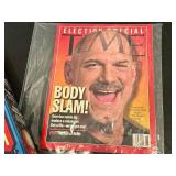 Jesse Ventura for Governor Action Figure & Time Magazine