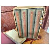 Vintage "Book" Themed Cabinet and Books