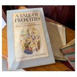 Vintage "Book" Themed Cabinet and Books