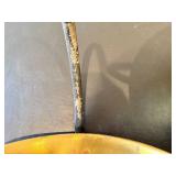 Set of Two Antique Brass Buckets with Handles