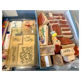 Large lot of Craft Supplies - Stamps, Scrapbooks and More