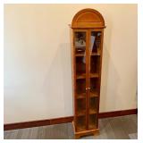 5 Shelf Cabinet with Glass Doors