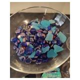 Lot of Glass Vases & Marbles