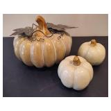 Ceramic Pumpkin Decor