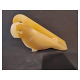 Hand Carved Stone Bird Napkin Holder