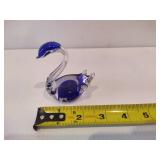 Small Swarovski Swan & Vintage Czech Republic Glass Swan