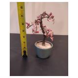Vintage Bonsai Tree w/Cherry Blossoms