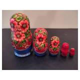 Hand Painted Wooden Nesting Dolls
