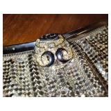 Whiting & Davis Vintage Mesh Clutch Purse