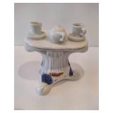 Vintage Deville Colonial Blue Victorian Couple