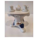 Vintage Deville Colonial Blue Victorian Couple