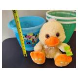 Easter Buckets & New Plush Easter Duck
