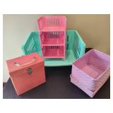 Assorted Storage Bins/Basket