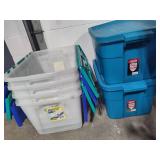 Six Storage Totes