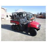 2005 Polaris Ranger 6x6 w/Firefighting Water Tank, Pump, Hoses, Lights