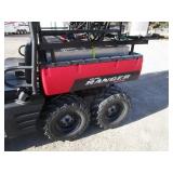 2005 Polaris Ranger 6x6 w/Firefighting Water Tank, Pump, Hoses, Lights