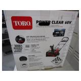 (New-Unused) Toro Power Clear 60v Snowblower