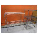 (2) Metro NSF Racking 24"x36"x63" & 24"x48"x55"